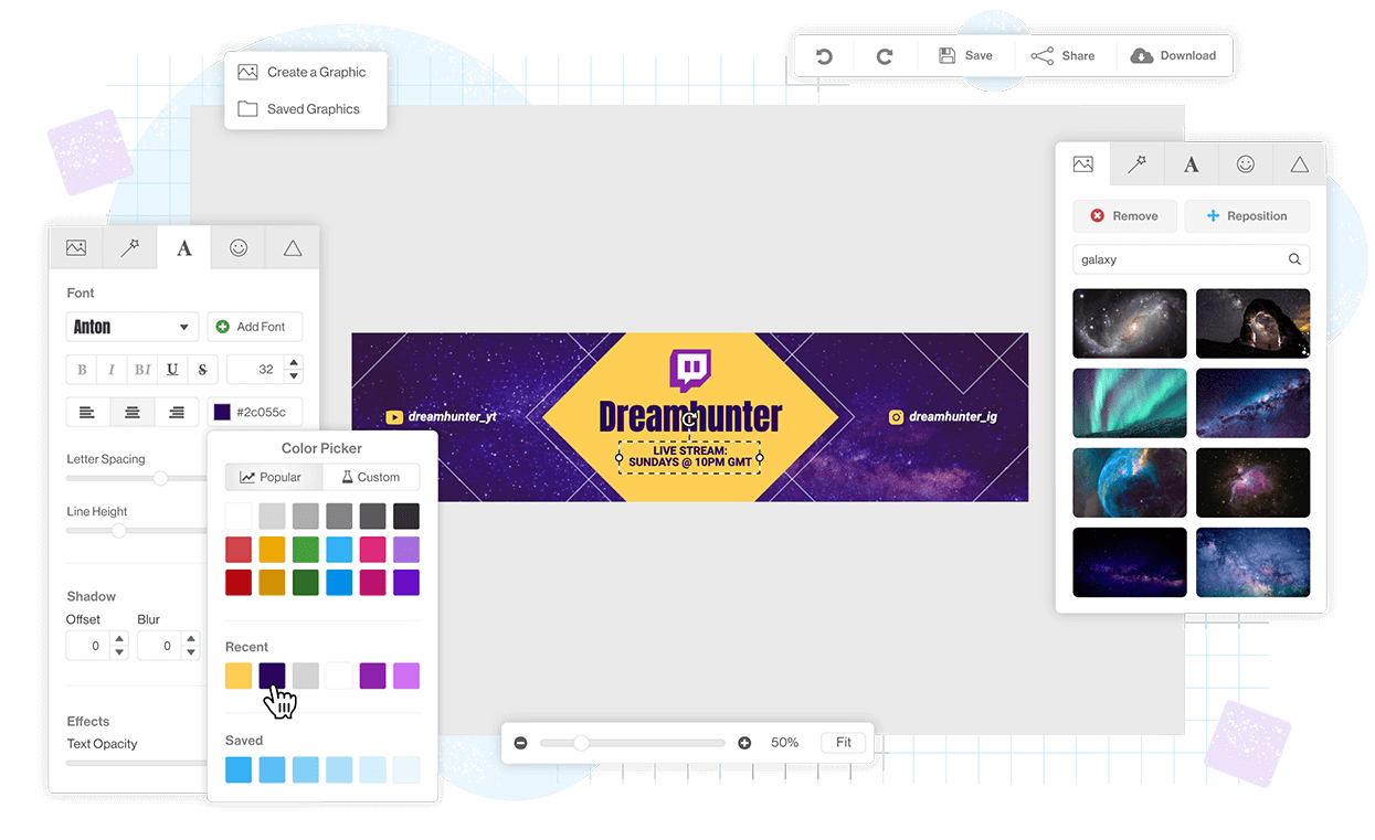 Free Twitch Banners Use Our Twitch Banner Maker For Free To Impress 